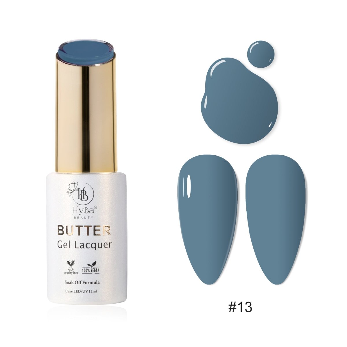 BUTTER Gel Polish SERIES 2 (Colors 011 - 020) - HYBA BEAUTY
